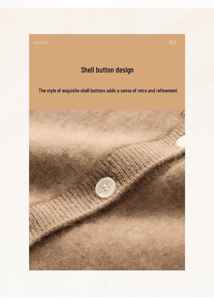 Lekasha Women's Cashmere Color Block Two-in-One Round Neck Long Sleeve Sweater