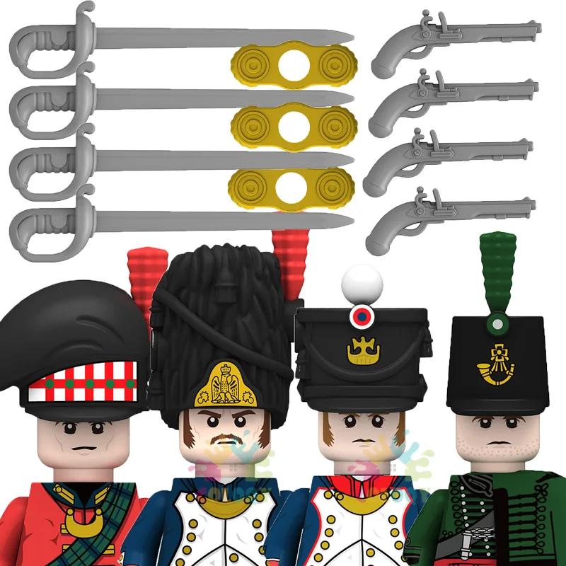 Дитячі Іграшки Наполеонівська Кавалерія Будівельні Блоки Військовий Кінь Сідло Солдати Міні Фігурки Іграшки Для Дітей Різдвяні Подарунки
