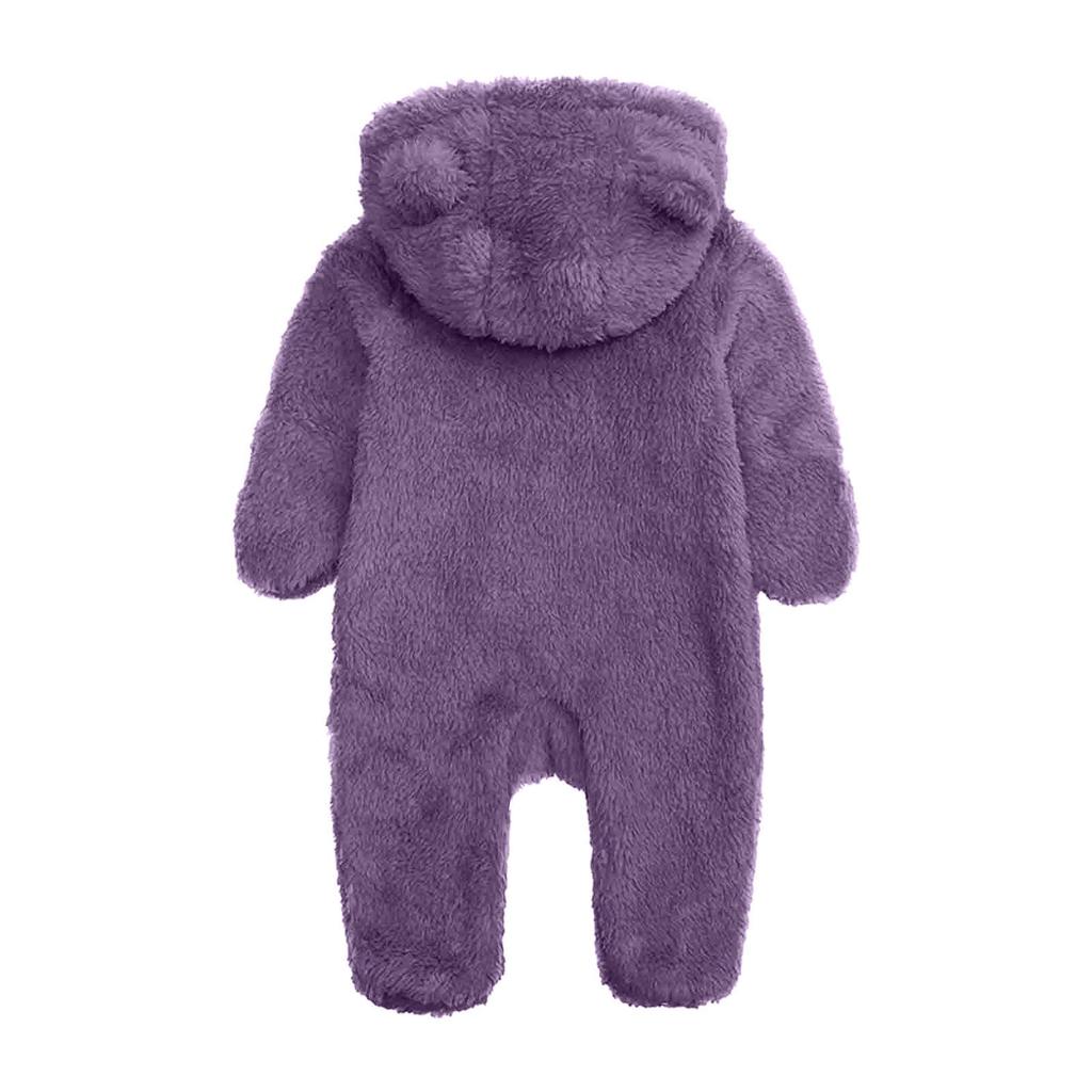 Infant Romper Set Baby Crawling Suit Thick Warmth Newborn Flannel Outfit