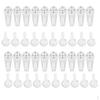 Pack of 40 Plastic Hard Hooks Photos Mirror Hanging Hangers