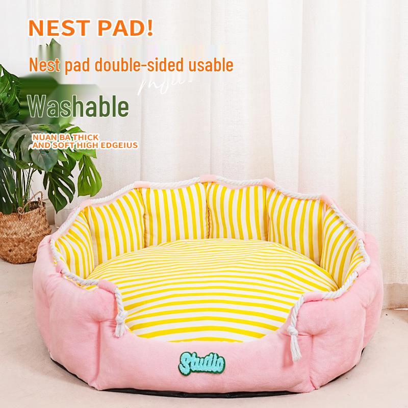 Universal Cat and Dog Security Nest Bed - All Seasons, Small/Medium Sizes