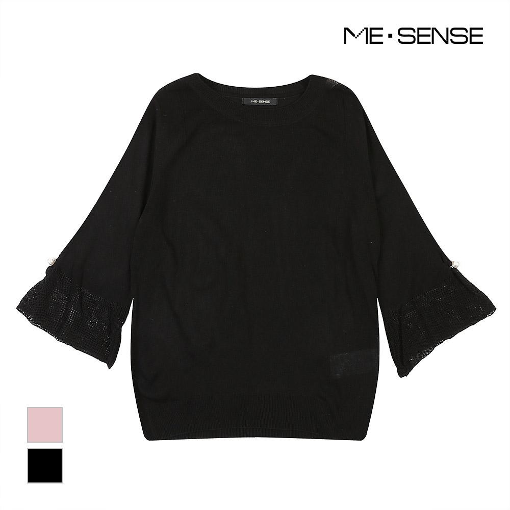 MESENSE See-Through Color Block Knit_Mb28Knm603Z