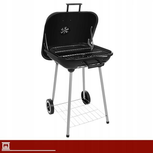 Garden Grill with Cover 53x77x46cm Kaminer