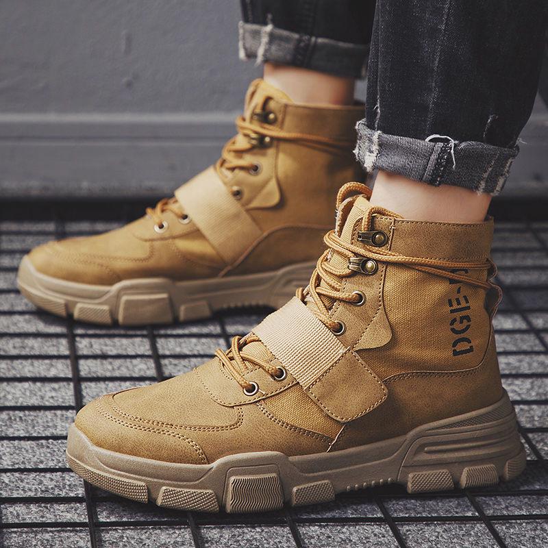 Botas militares del ejército de los hombres casual zapatillas otoño  invierno moda Martin botas de hombre zapatos de desierto botas de desierto  comprar a buen precio — entrega gratuita, reseñas reales con