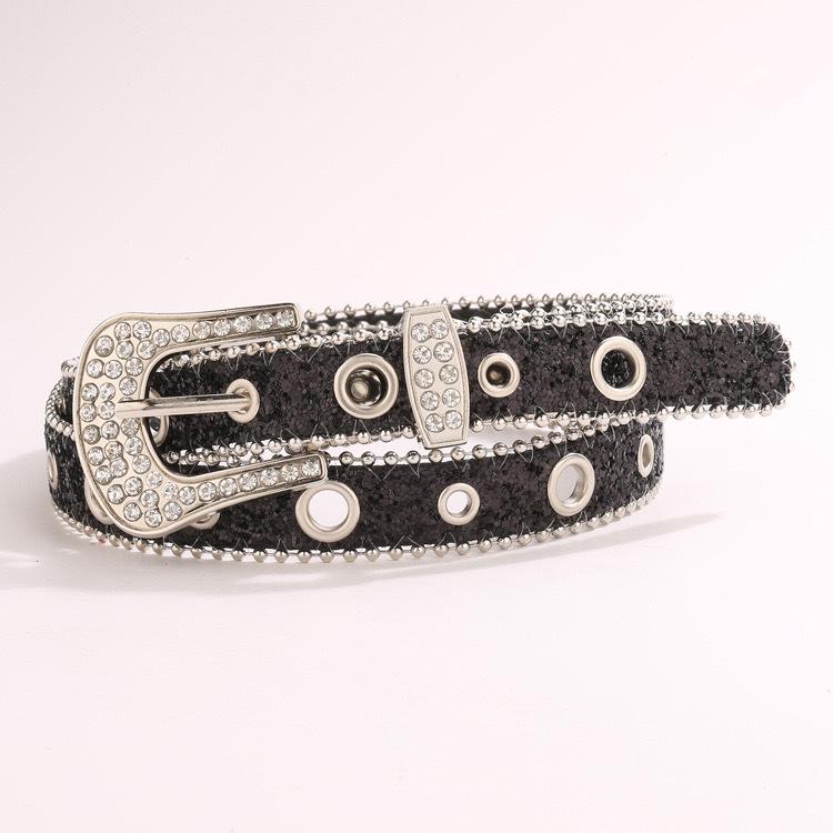 Got Now Rhinestone Bezaaide Y2K Punk Riem - Veelzijdige Dames Decoratie voor Jeans