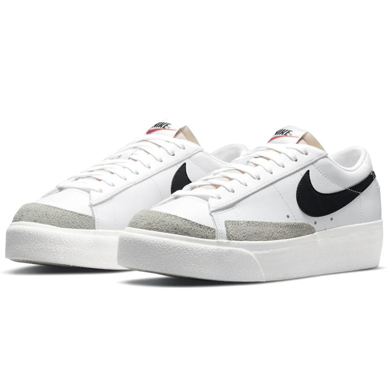 Nike Dámské tenisky Blazer Low Platform White Black Skate boty DJ0292-101