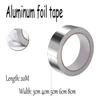 High Temperature Resistant Aluminum Foil Tape Kitchen Pipe Repairs Tape Adhesive Sealing Box Heat Insulation Leak-proof Tape