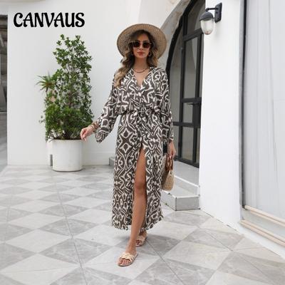 Damen Strandkleider, Strandkleid, lässig, bedruckt, Pullover, Bikini, Bademode, Überzug, Hemd, Sonnenbrille
