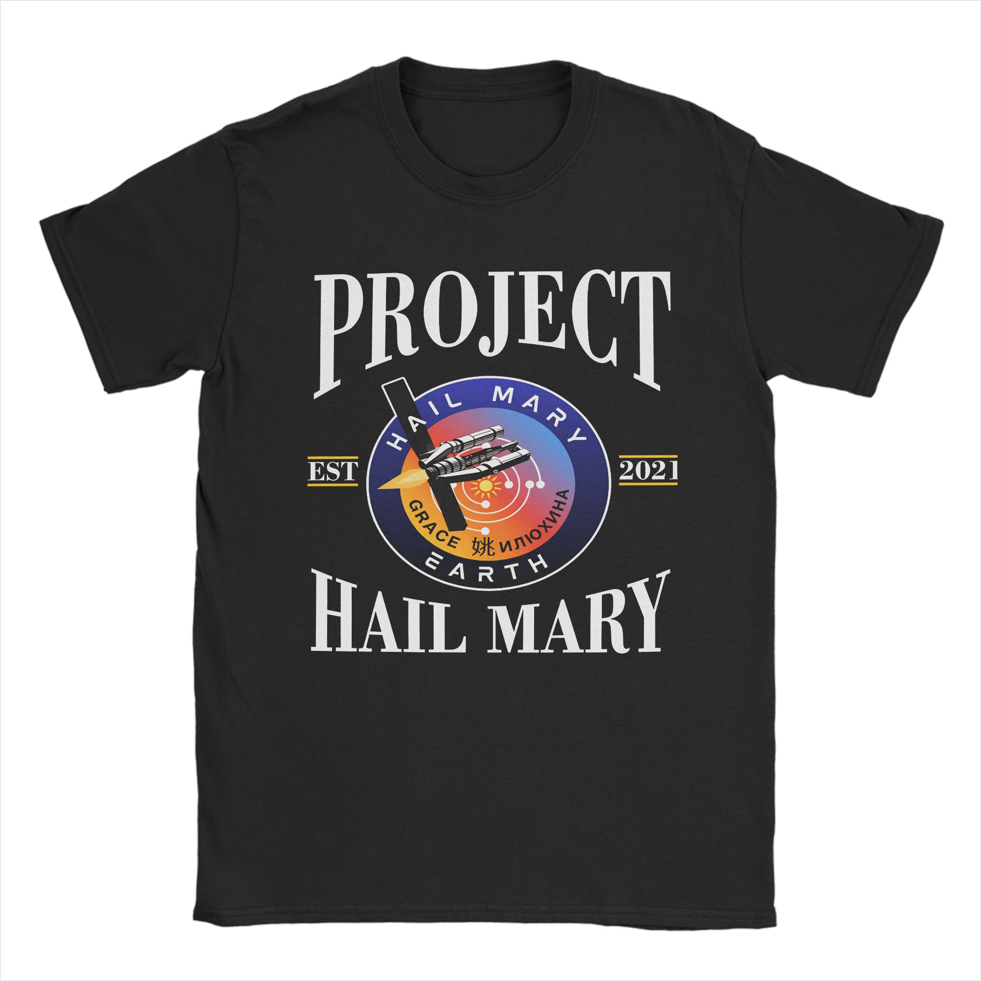 Believe in the Hail Mary T Shirts Unisex Cotton Funny TShirts Crew Neck  Tees Short Sleeve Clothing Plus Size S