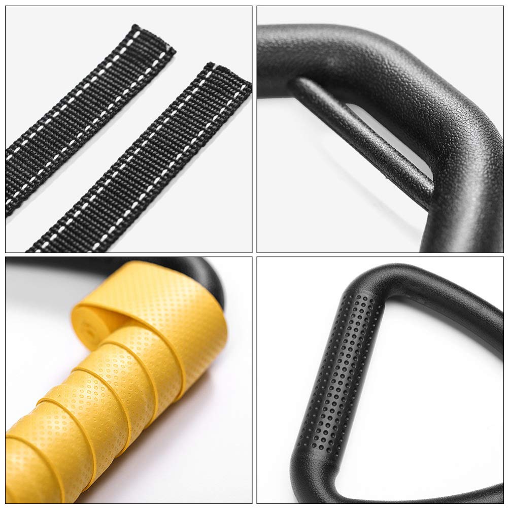 2m3m Turnringe Klimmzuggriffe Ringe mit verstellbaren Gurten für Männer Frauen Heim-Workouts Krafttraining Fitnessgeräte