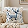 Federa per Cuscino Renna Federa Antiacaro Decorazione Divano Soggiorno Cuscino Stanza