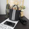 Casual eenvoudige lichtgewicht tas dames zomer nieuwe mode nylon emmer tas forens schoudertas