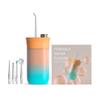 Oral Irrigator Portable Calculus Removal Water Flosser Whiten Waterproof USB Rechargeable Dental Cleaner 4 Nozzles