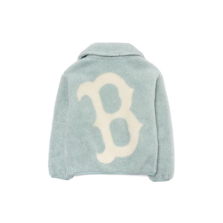 New MLB Boston Red Sox Velvet Jackets Unisex Mint Green 3AJPF3016-43MTL