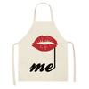 Love Couple Heart Shaped Parent-Child Apron Adult Sleeveless Kitchen Cleaning Home Chef Baking Waist Bian