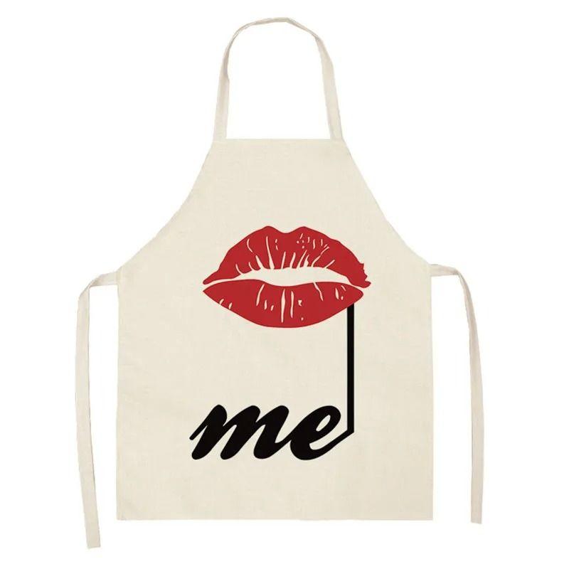 Love Couple Heart Shaped Parent-Child Apron Adult Sleeveless Kitchen Cleaning Home Chef Baking Waist Bian