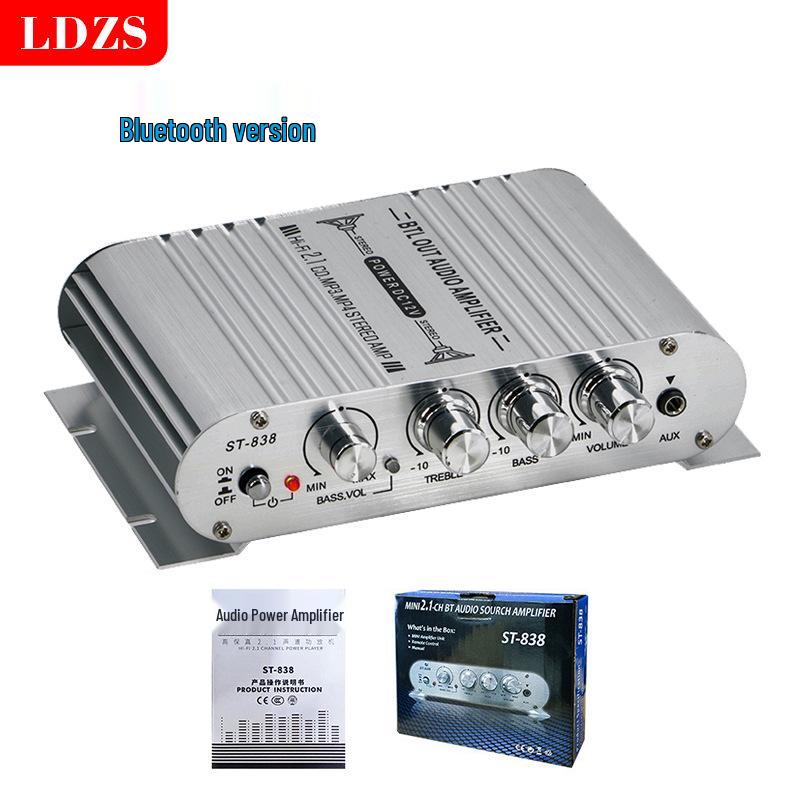 ST-838 2.1 Channel Bluetooth Subwoofer Amplifier with Super Bass