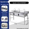 Upgraded Triple Basin Stainless Steel School Hand Washing Sink