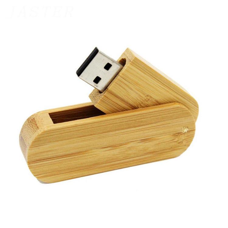 Bamboo & Wood 32GB USB Flash Drive with Custom Logo - Perfect for Graduation Souvenirs & Promotional Gifts
