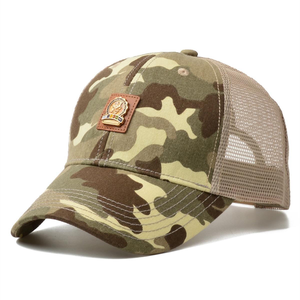 

NORTHWOOD Літні камуфляжні бейсболки для чоловіків Жіночі сітчасті шапки Bones Outdoor Бейсбольні сітчасті шапки Чоловічі шапки для водіїв вантажівок 56-60 cm зелений