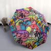 1 PC Automatic Folding Umbrella - Dinosaur Pattern, Portable & Foldable Design with 8 Ribs, Christmas Birthday Gifts