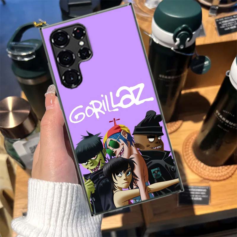 Gorillaz Anime Cases Phone Case for Samsung Galaxy S26 Ultra S25 Edge S24 S23 FE S21 Plus S20 S22 S10 Cover TPU Capa Shell Shock