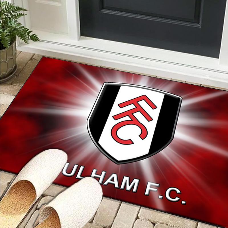 1PC rug Fulham Crest Design Carpet, Chair Rug,Area Rug for Office Bedroom living rooms bedroom, Doormat decor Christmas fan gifts