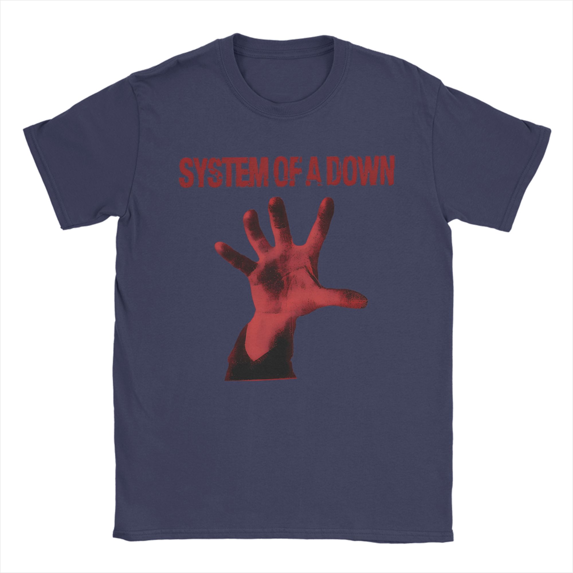 

SOAD System Of A Down Band Cotton TShirt For Man Beach Streetwear T Shirts O Neck Popular Tees Oversized Custom DIY Clothing 4XL