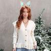 Versatile Christmas Tree Headband Fabric Christmas Celebration Headpieces Styling Accessory for School Event and Parties