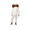 Jordan Logo Crew Neck Pullover Sweatshirt Women Tops White FB5117-133