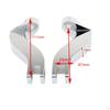 1 Pair Motorcycle Passenger Foot Pegs Mount, Peg Support Replacement, Rear Bracket