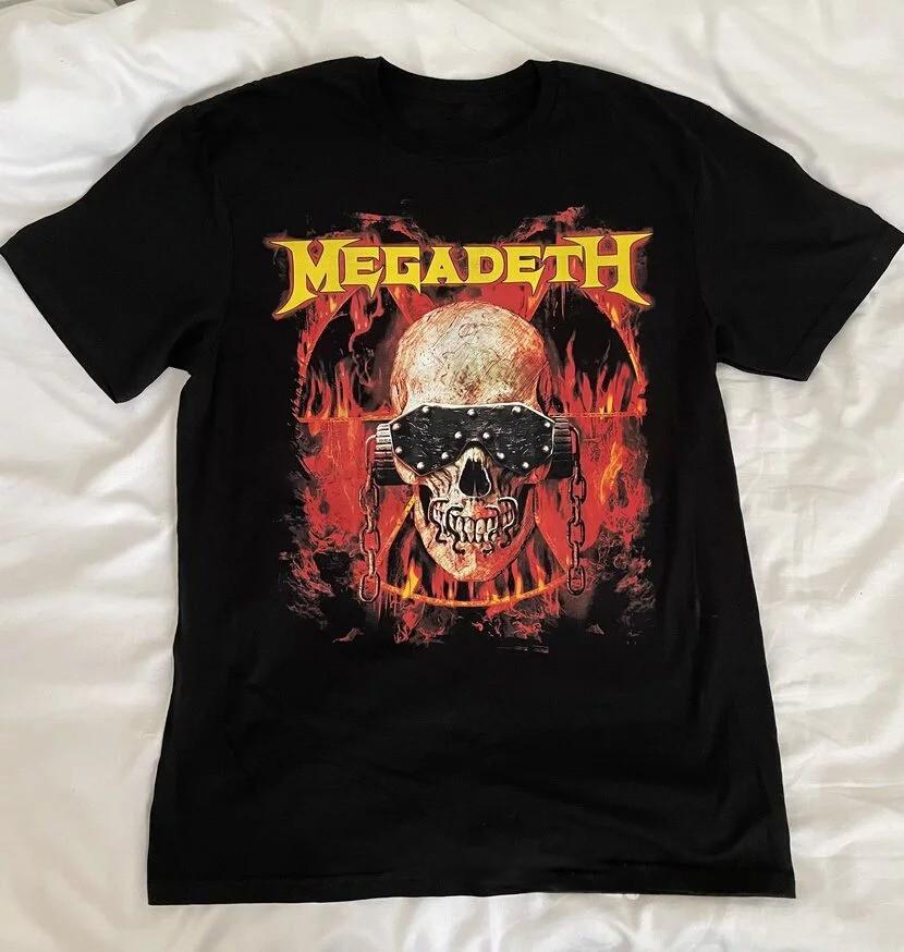 Футболка Megadeth Crush The World Tour 2024 Размер S-5XL Унисекс M