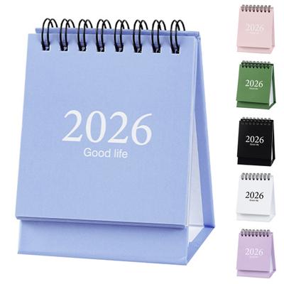 2026 Mini-Tischkalender mit Aufklebern Ritual Life Planner Tragbarer Steh-Klapp-Tischkalender