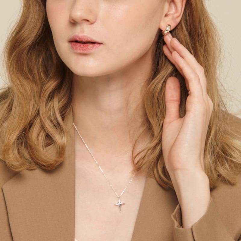 Murmur [925silver]Twinkle Starburst Necklace