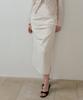 Riorg Batd Lots Shirring Skirt Cream