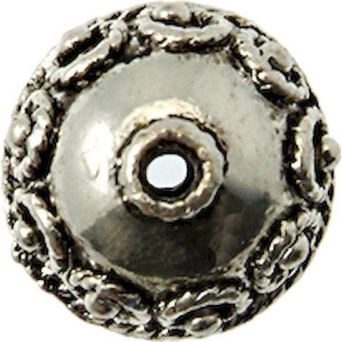 Perle métal ronde Ø 16 mm Argenté