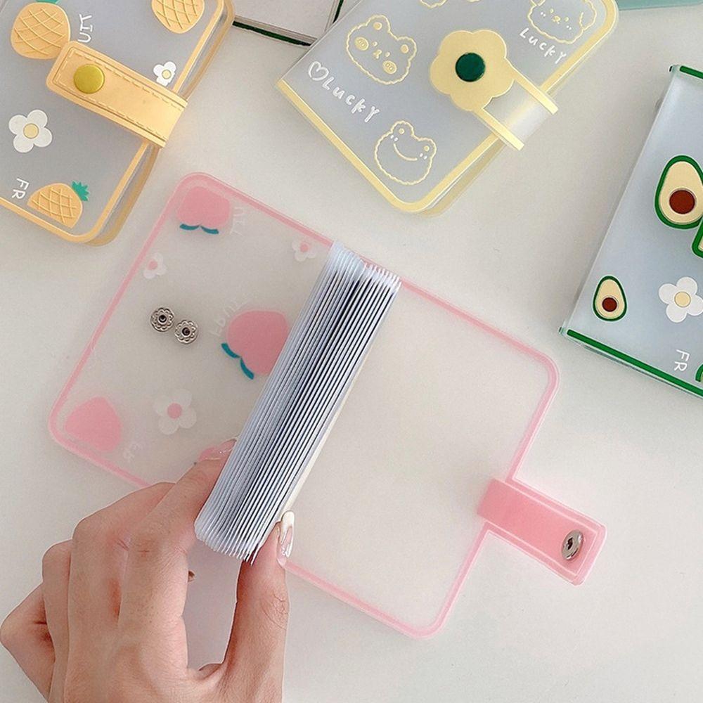 20 Bit Men Matte Transparent Credit Card Box Cartoon Card Holder Card Bag Credit Card Pocket