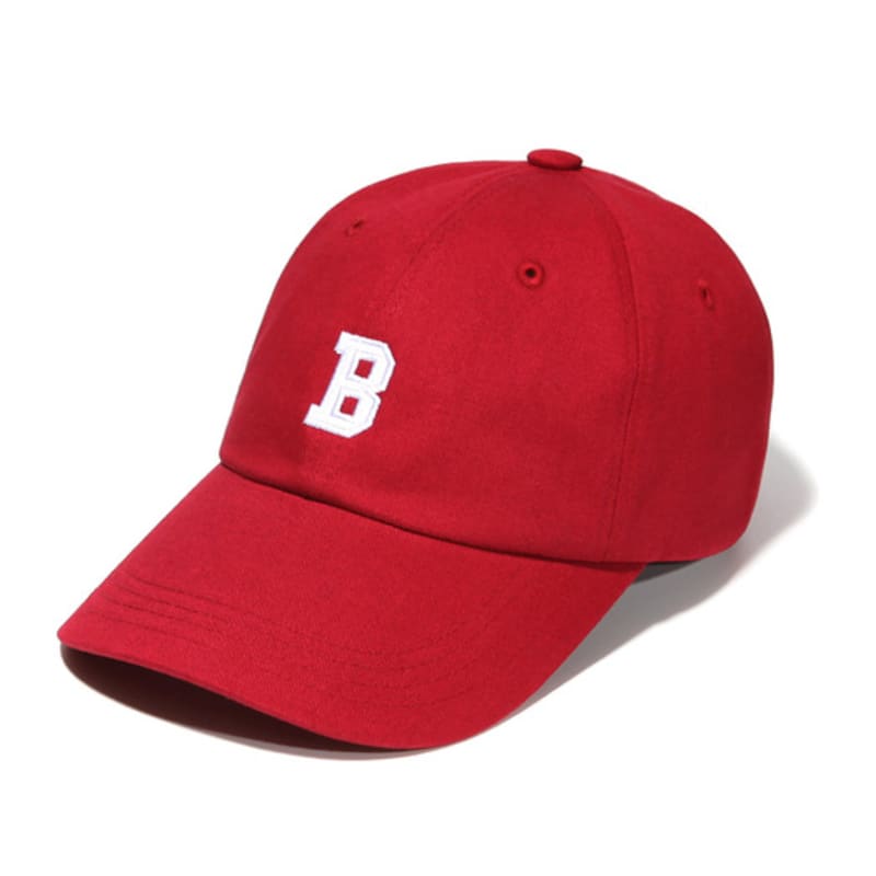BUTDEEP Non-Logo Curve Cap-Cardinal