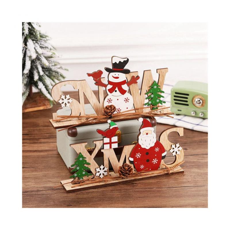 Weihnachtsschmuck, Holzdekoration, Familienfeier, Weihnachtsatmosphäre, Layout, Weihnachtsschmuck für Weihnachtsbäume