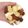 Wooden Knot Difficult Brain Teaser Puzzles for Adults And Kids Unlock Interlocking Toys IQ Challenge Edcuational Gifts