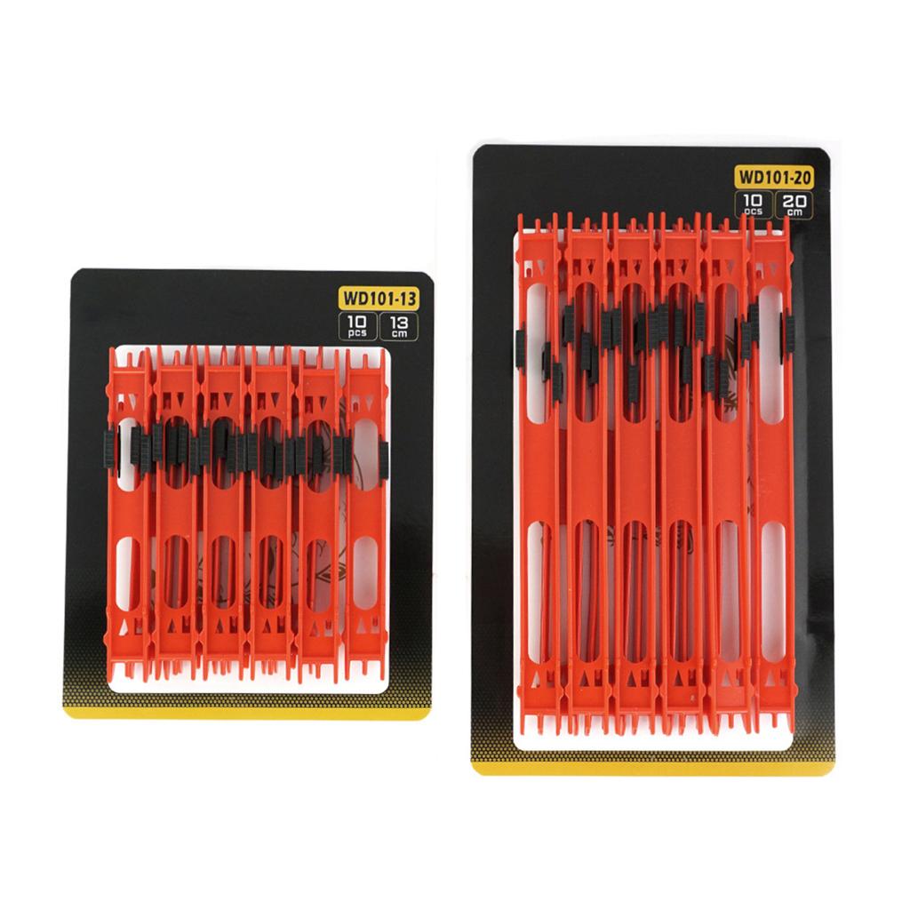 10Pc Fishing Line Winding Board Fishing Line Rig Winder Plastic Winding Board Line Holder Management Tool Fishing Tackle