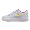 Nike Air Force 1 GS Grey Citron Fuchsia Kids Sneakers Football-Grey Cosmic-Fuchsia Pearl-Pink DV7762-001