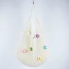 Idyllic Lazy Knitted Flower Tote Commuter Large Capacity Seaside Shoulder Underarm Knitted Bag