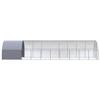 Vidaxl Outdoor Chicken Coop, 3X10X2 M, Galvanized Steel