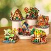 2026 Forest Treehouse Model: Micro Building Blocks Assembly Toy & Festival Gift