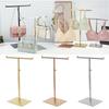 Stainless Steel Bag Show Shelf Gold Silver Height Adjustable Metal Display Risers Handbag Display Shelf