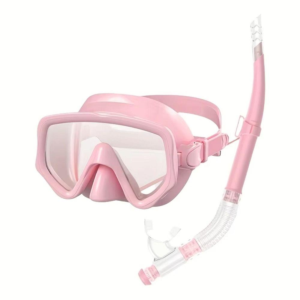 Waterproof Diving Snorkeling Mask Anti Fog Dry Snorkel Set Underwater Snorkeling Mask Adult