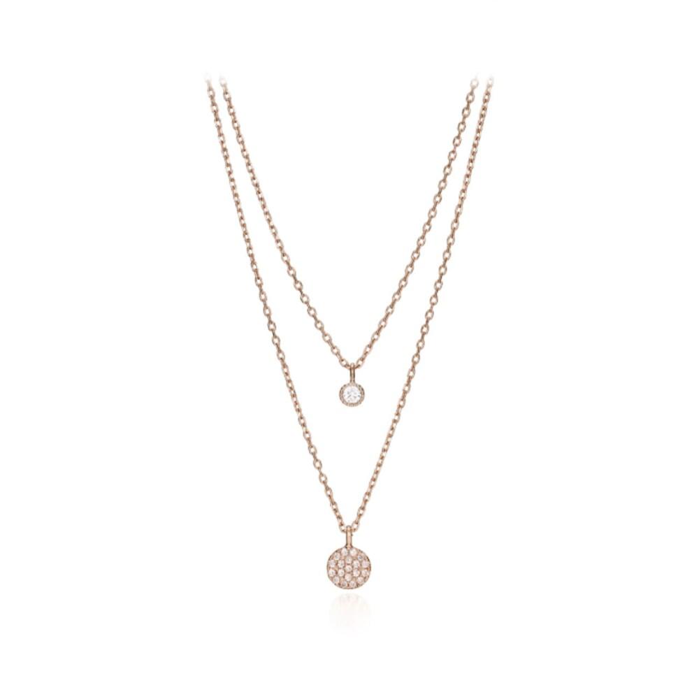 Coin Layered Necklace Elbrnn001