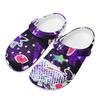 Colorful Printed EVA Garden Shoes Unisex Lightweight Breathable Slip On Clogs Beach Pool Bathroom Home Slippers Comfort Fit