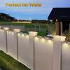 8/16pcs LED Solar Deck Light Solar Step Lights Outdoor Waterproof Lamp for Stairs Pathway Patio Yard